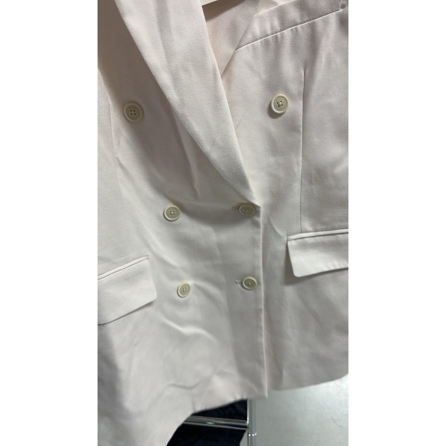 KBB by Kahlana The David Blazer Cream Color & Double Breasted - Size L - 14