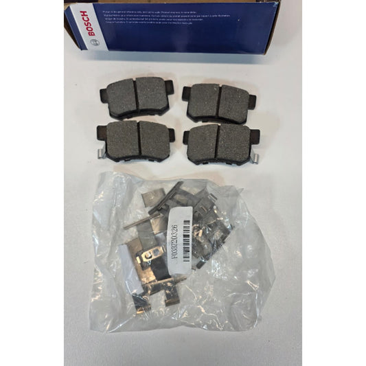 BE537H Blue Ceramic Disc Brake Pad Set With Hardware - Compatible With Select