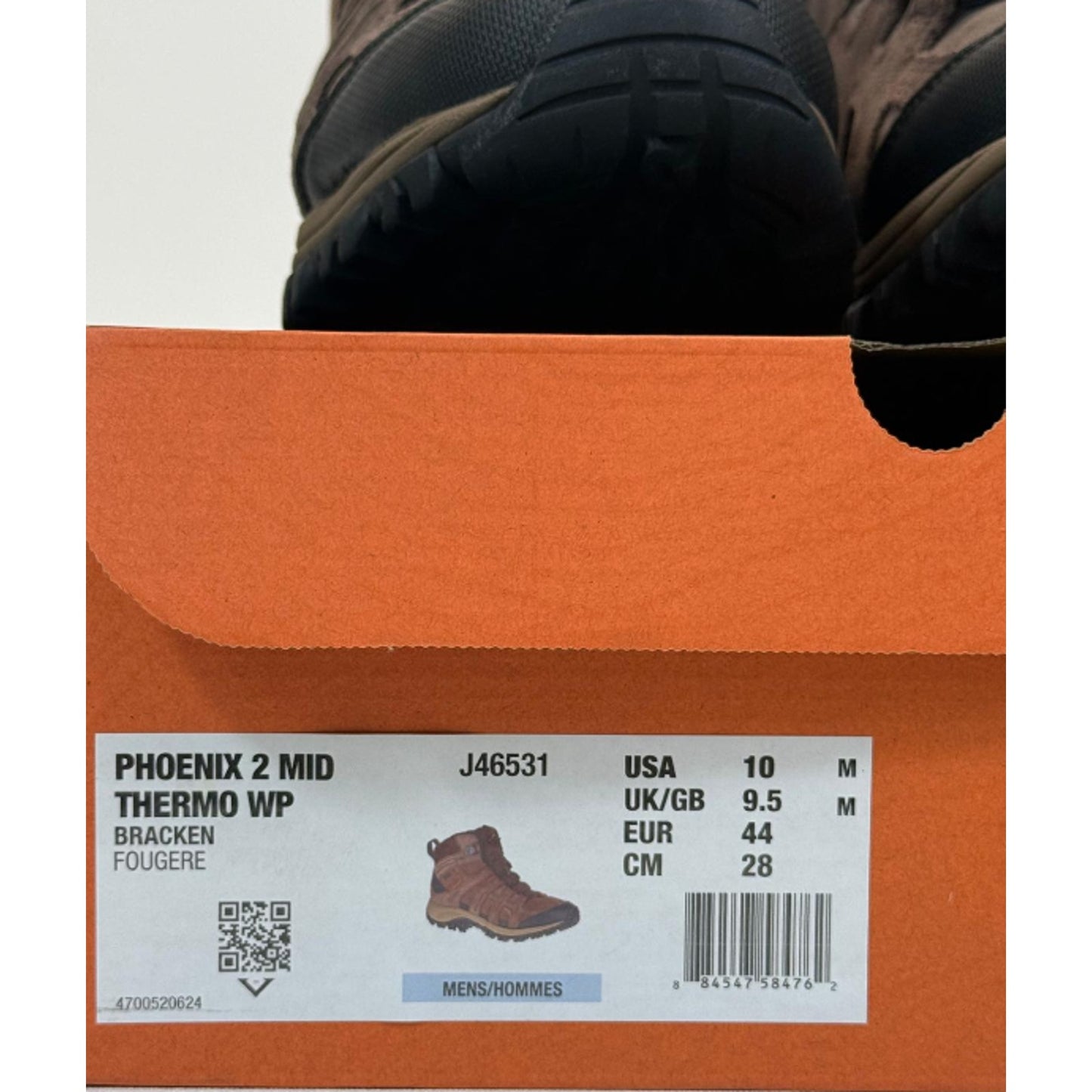 Merrell Men's Phoenix 2 Mid Thermo, Size: 10, Bracken