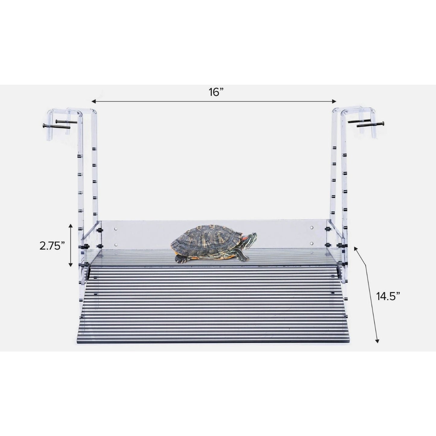 LaBrinx Extra Large Wide Hanging Turtle Ramp - Aquatic Reptile Basking Platform