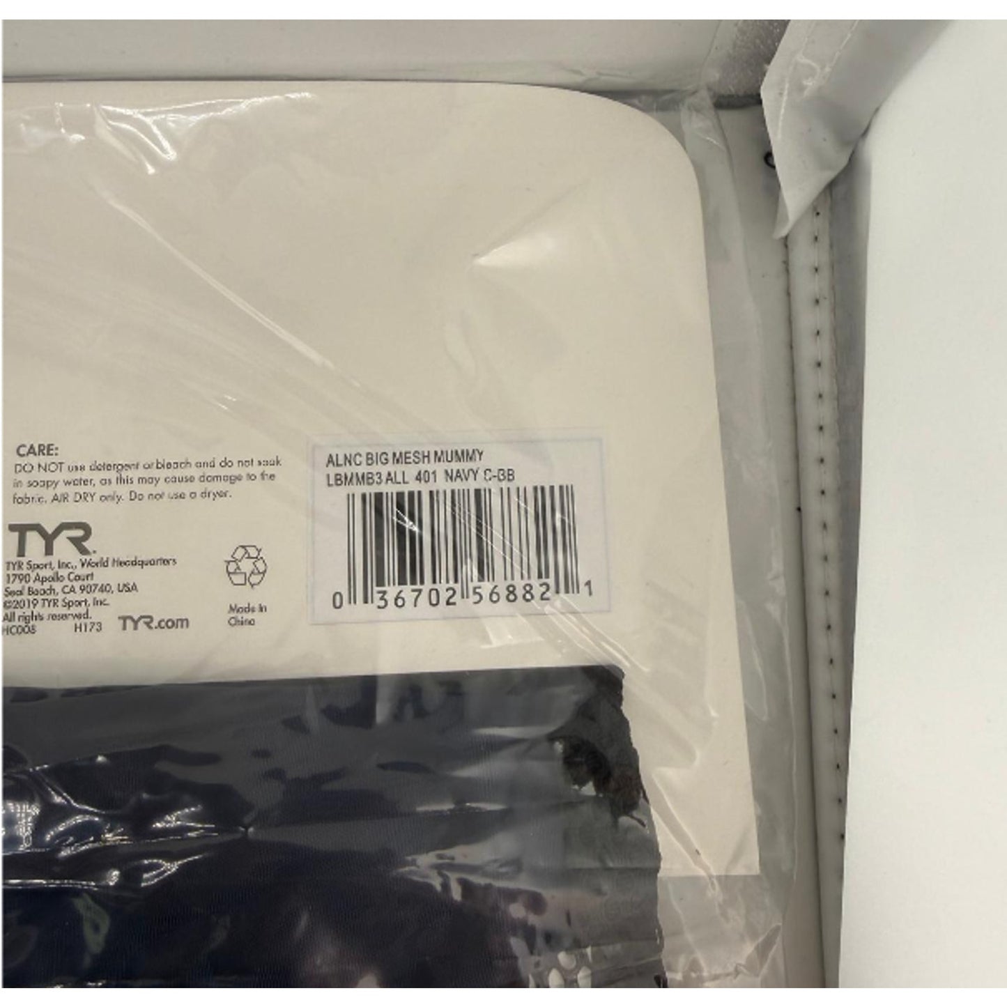 TYR LBMMB3401ALL Big Mesh Mummy Backpack Navy All Sealed-New