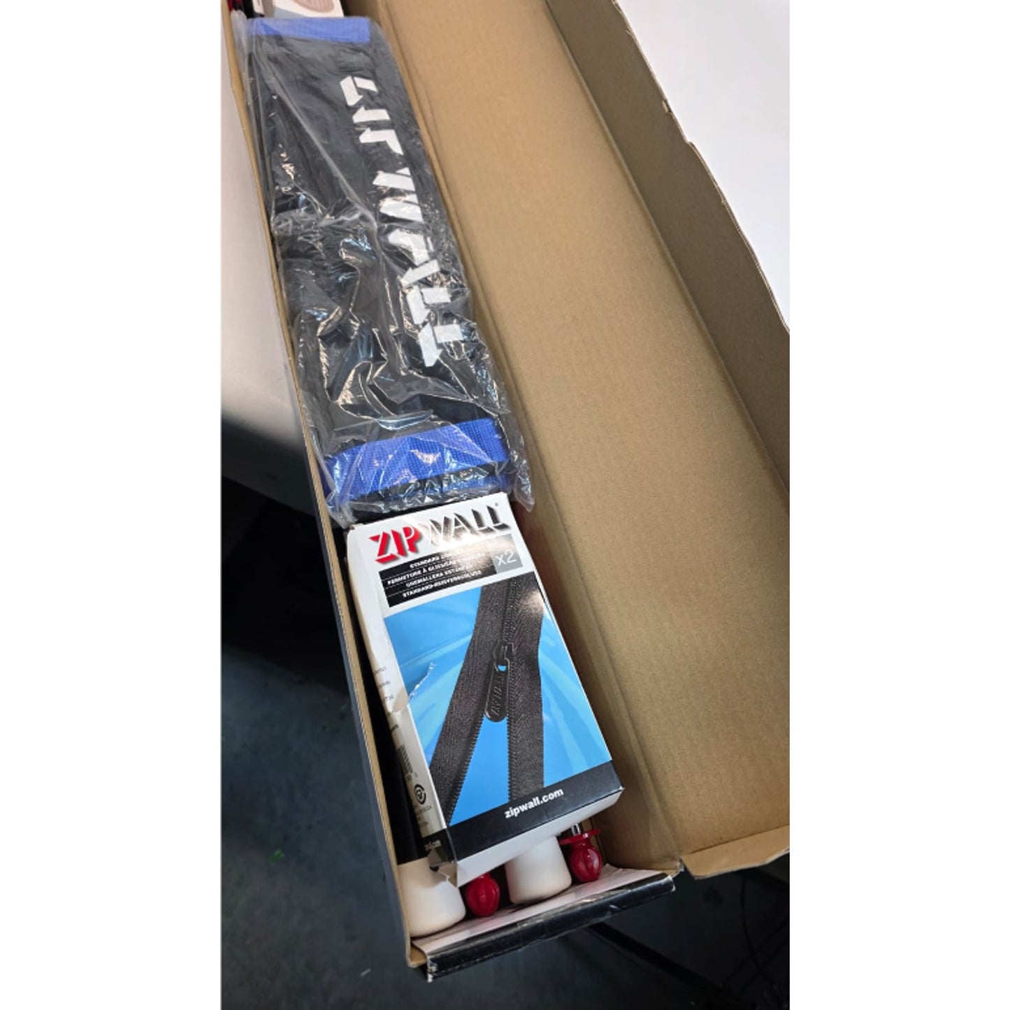 Zipwall Four 10 Ft. Stainless Steel Spring-Loaded Dust Barrier Pole Kit