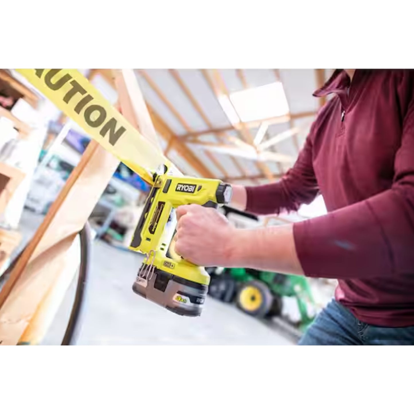 Ryobi P317 ONE+ 18V Cordless Compression Drive 3/8 in. Stapler (Tool Only)