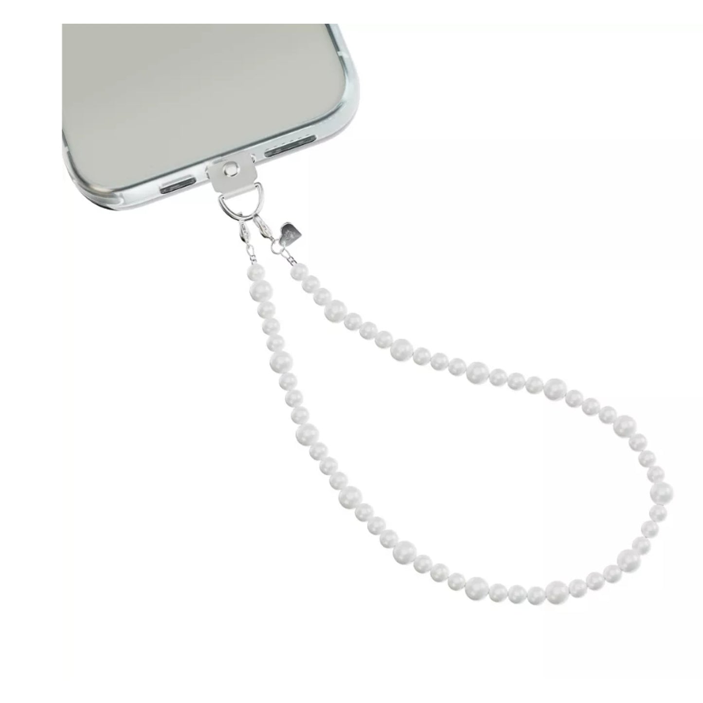 VELVET CAVIAR Phone Charm - White Pearl: Cell Phone Accessory