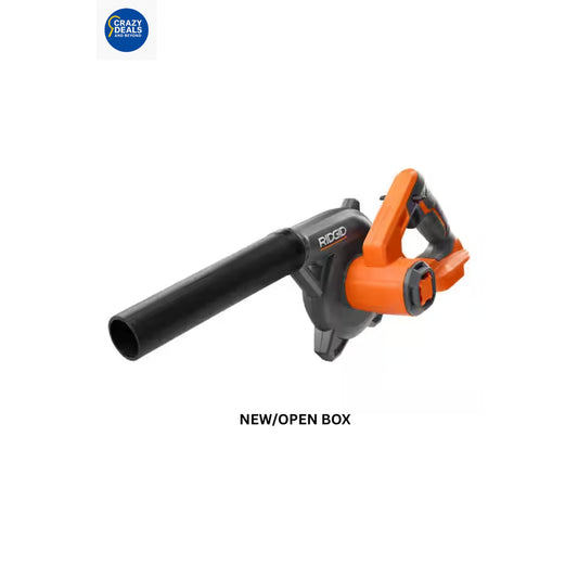 RIDGID 18V Lithium-Ion Compact Jobsite Blower w/Inflator/Deflator Nozzle