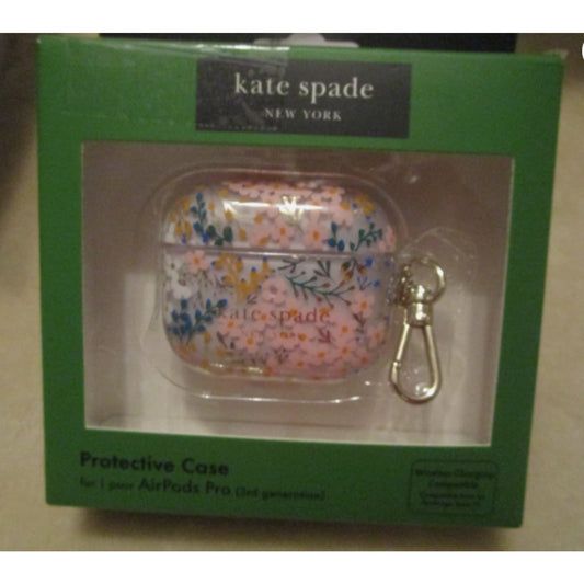 Kate Spade NY AirPods Pro Case 1st & 2nd Gen Multi Floral Rose 840171735369