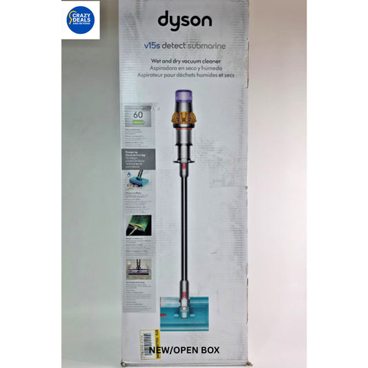 Dyson V15s Detect Submarine Stick Vacuum - Yellow/Nickel