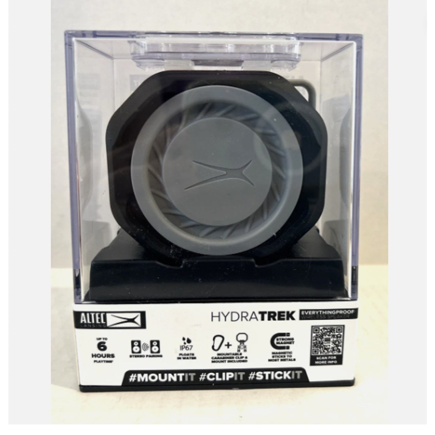 ALTEC LANSING HYDRATREK MAGNETIC BLUETOOTH SPEAKER WATERPROOF IP67, 021331108586