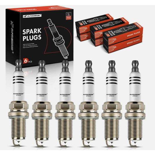Iridium Platinum Spark Plugs Compatible with Audi Q5 2013-2017, Q7, A6