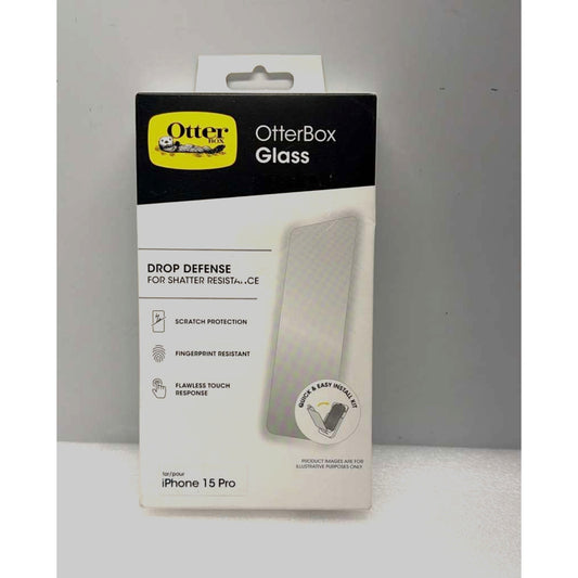 OtterBox Glass Screen Protector Apple iPhone 15 Pro Scratch Resistant - New