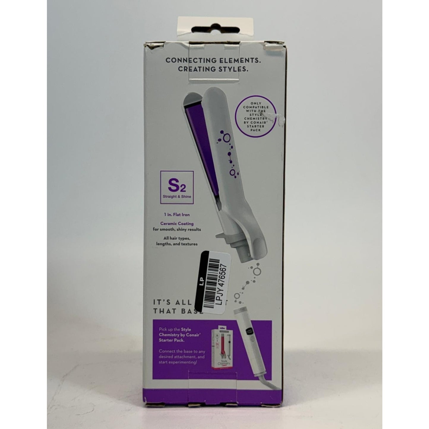Conair Style Chemistry S2 Straight & Shine 1" Flat Iron Attachment