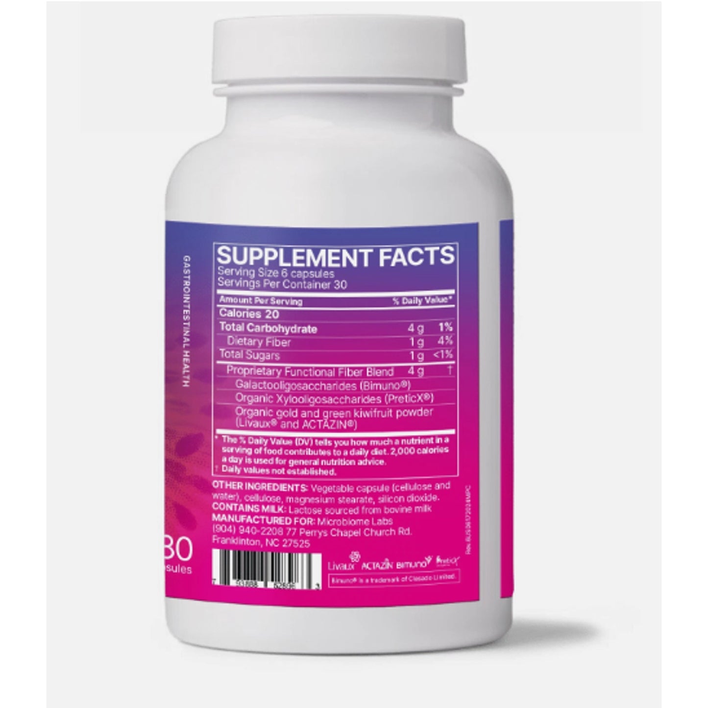 Microbiome MegaPre Capsules Support Healthy Immunity - 180 Capsules Exp; 09/2027