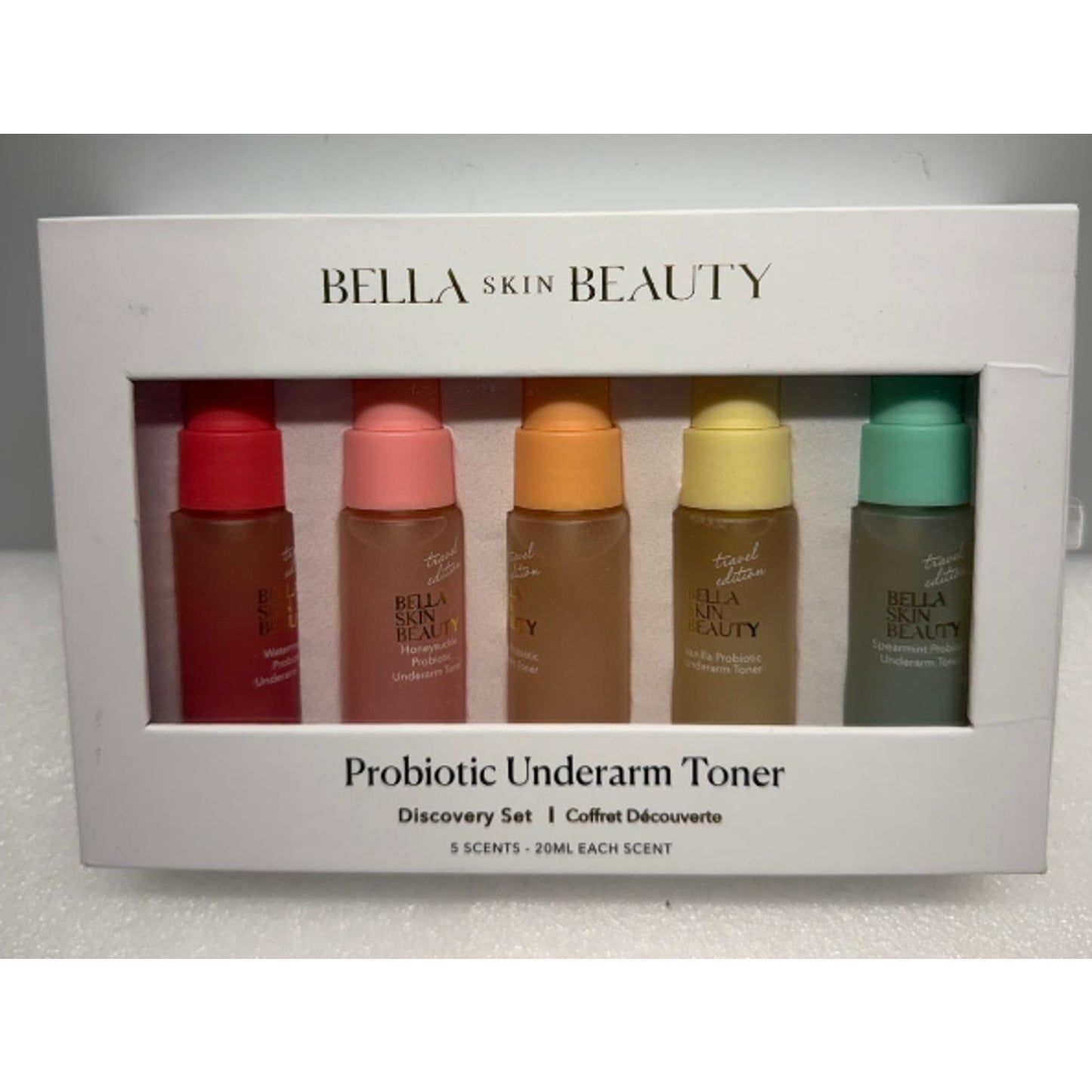 Bella Skin Beauty Underarm Toner Discovery Set 5 scents (5 x 20 ml)