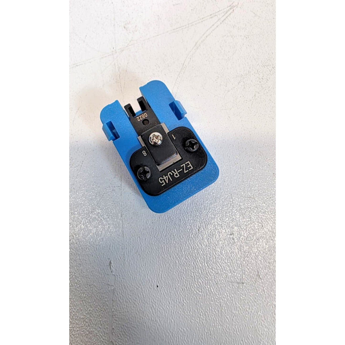 EZ-RJ45 Die for EXO Crimp Frame Clamshell Accessory Box (100072C), Blue