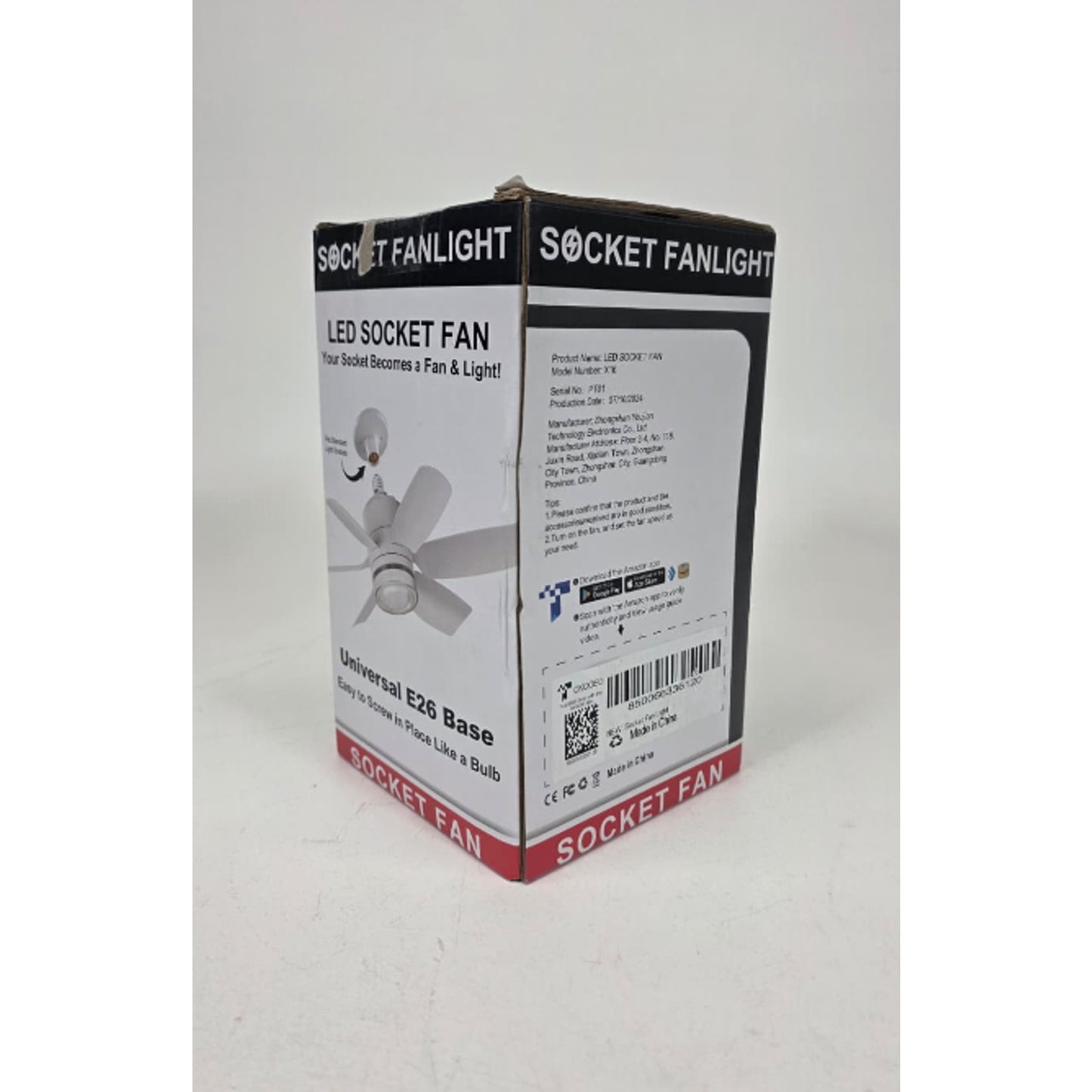 Ceiling Fan with Lights and Remote Control, 3 Colors Dimmable 6 Speeds Ceilin...