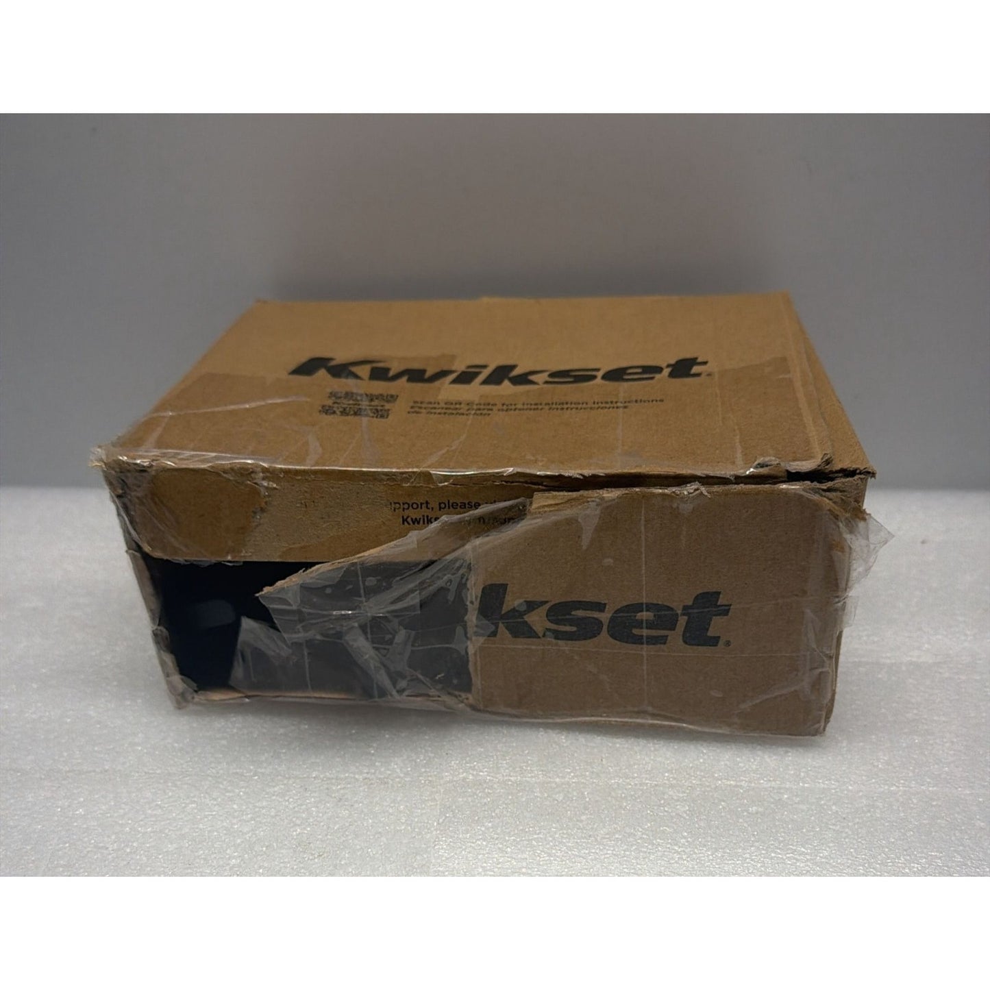 Kwikset Casey Privacy Door Lever, Bedroom Bathroom Door lock BLACK 300CSLSQT-514