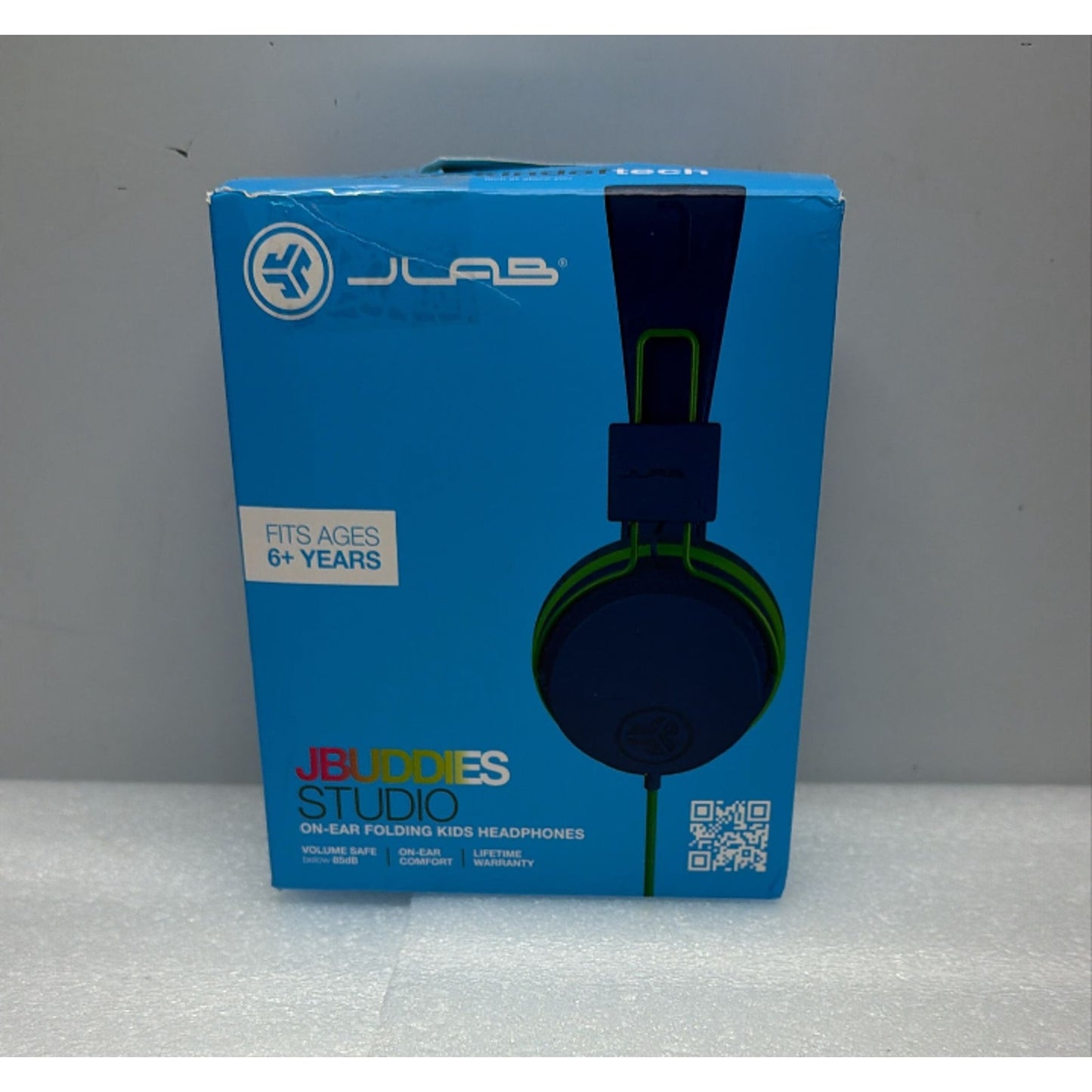 New JLab JBuddies Studio ON EAR Wired Headphones for Children Kid Safe Volume