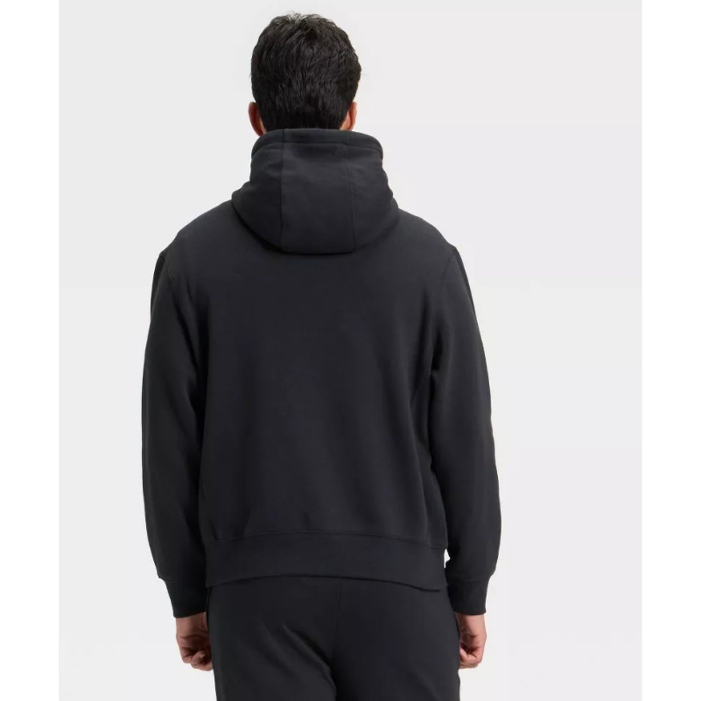 Men's Active Comfort Cotton Fleece Hoodie - All in Motion™ Black XXL