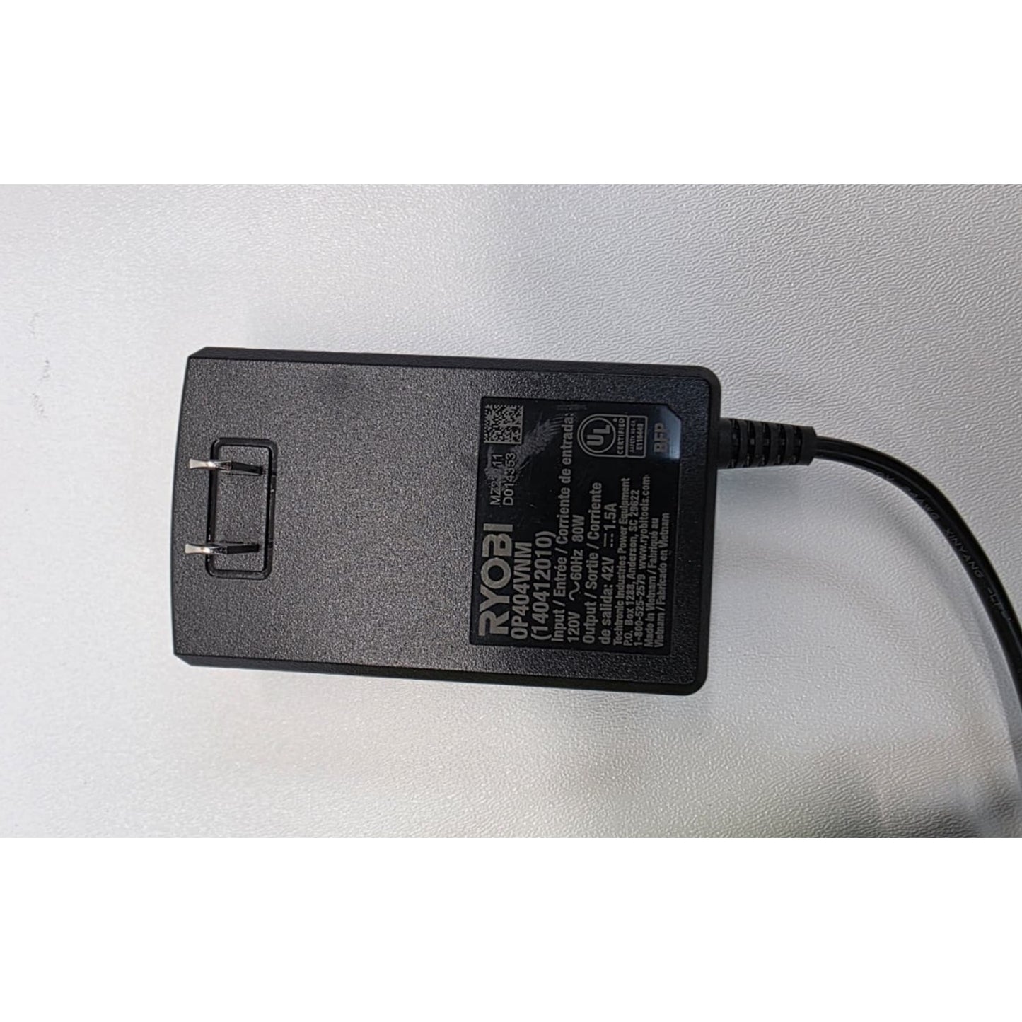RYOBI OP404VNM 40V 40 Volt Lithium Ion Compact SLIM Battery Charger