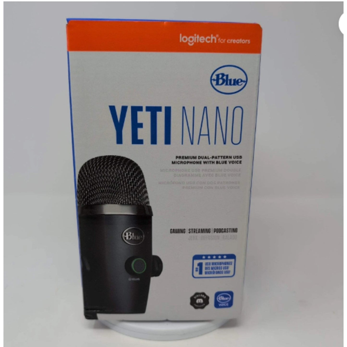 Blue Yeti Nano Premium USB Microphone - Black 836213001639