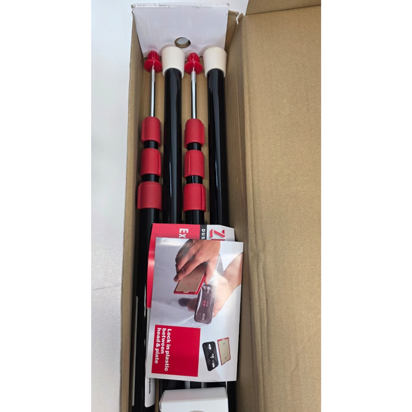 Zipwall Four 10 Ft. Stainless Steel Spring-Loaded Dust Barrier Pole Kit