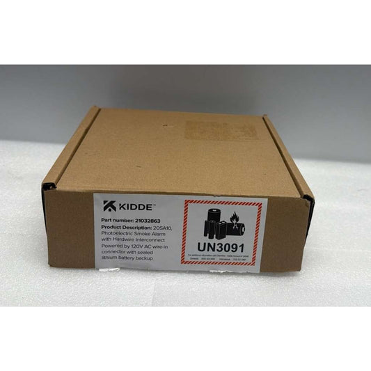 Kidde 20SA10 Hardwired Smoke Detector, 10-Year Battery, Interconnectable