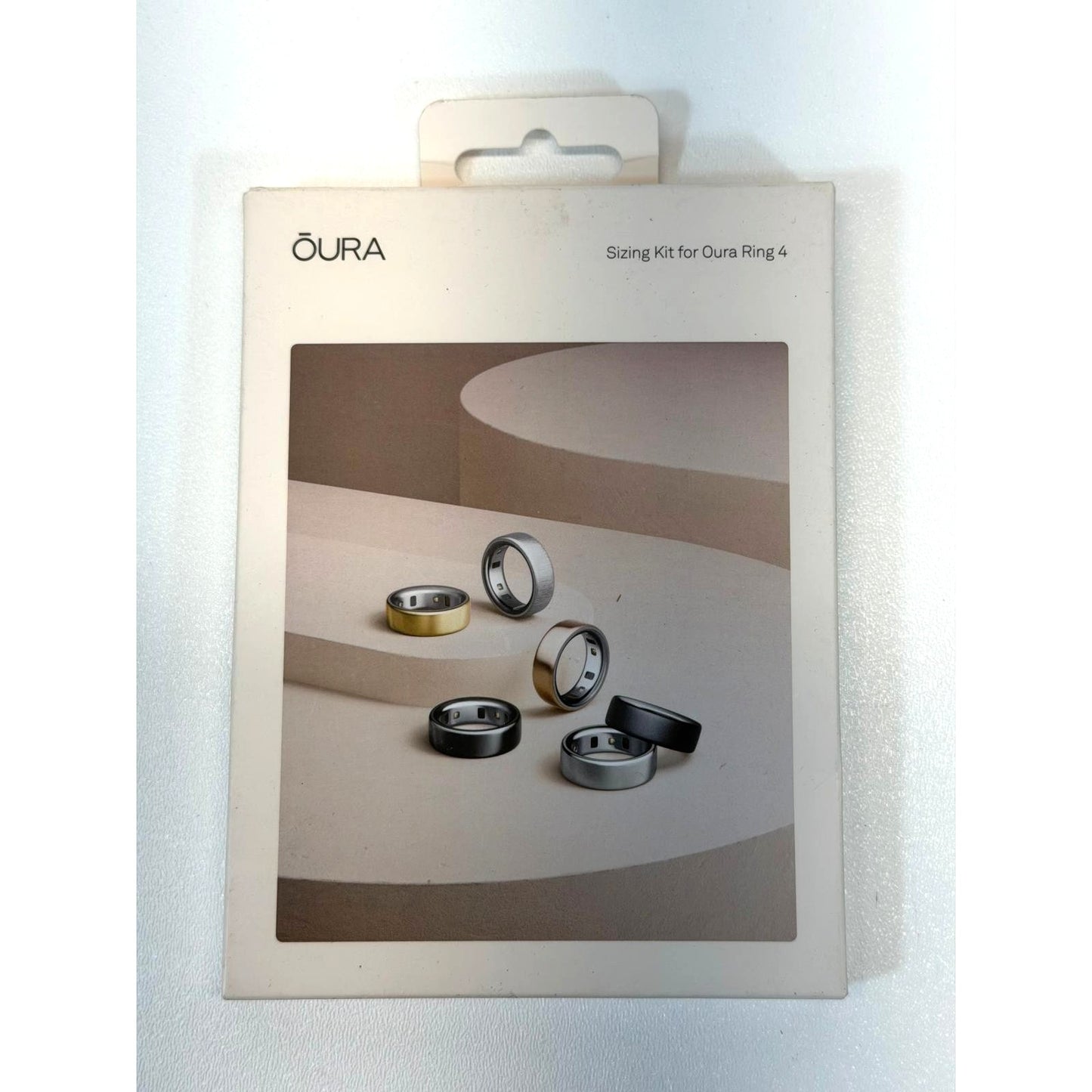 Oura Ring 4 Gifting Sizing Kit - Unique Sizing - White