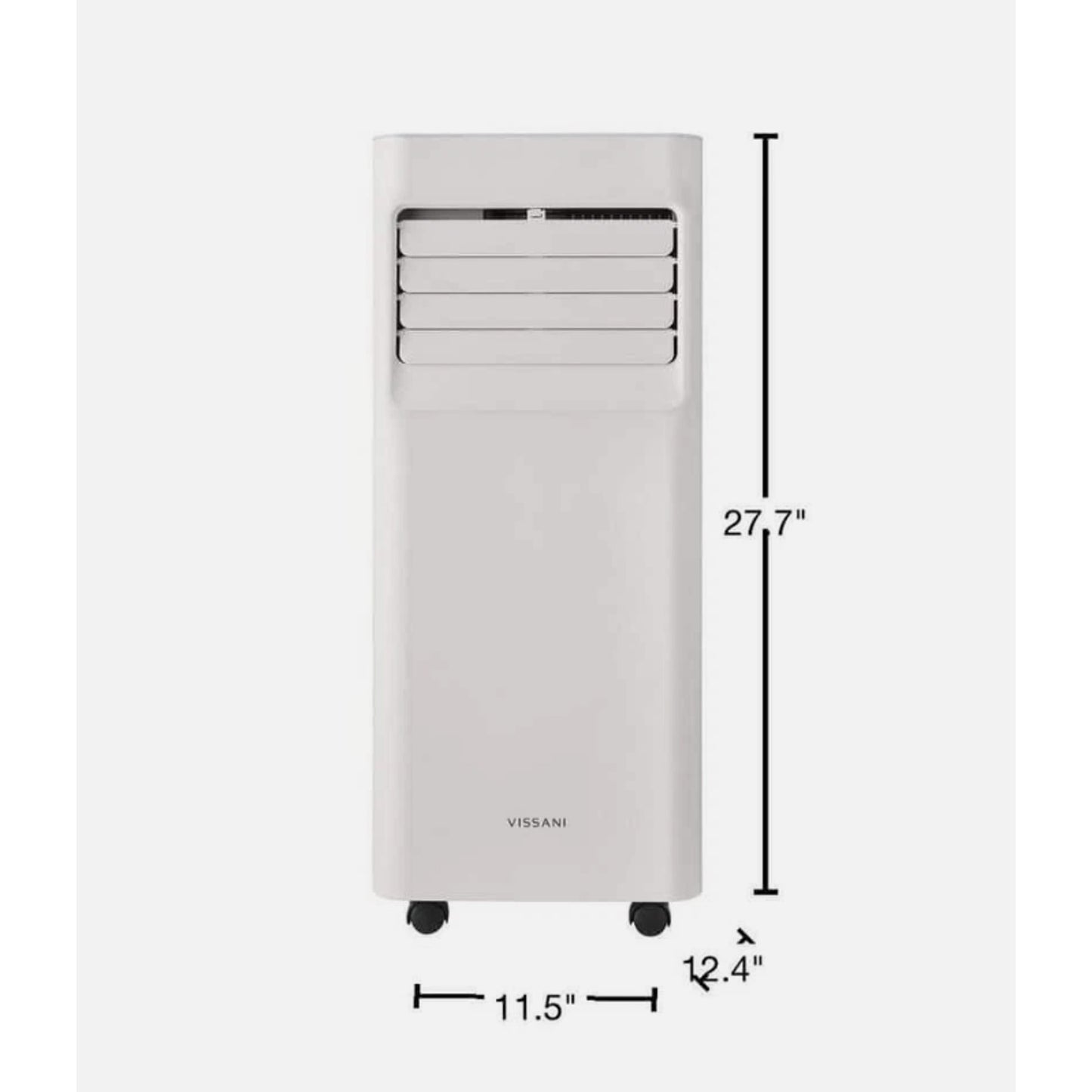 Vissani 6,000 BTU 115-Volt Portable Air Conditioner w/ Hubspace for 250 sq. ft.