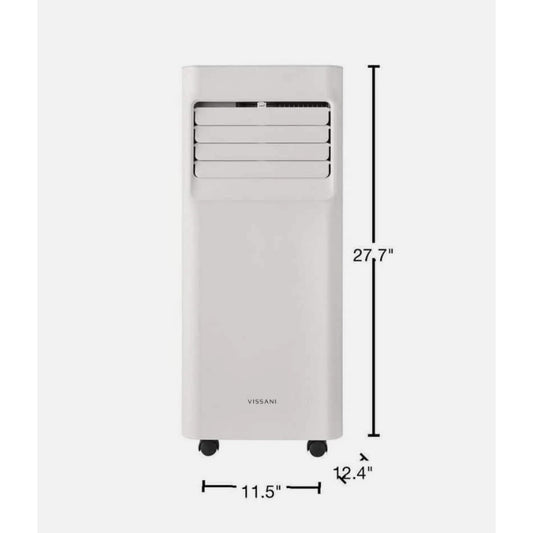 Vissani 6,000 BTU 115-Volt Portable Air Conditioner w/ Hubspace for 250 sq. ft.