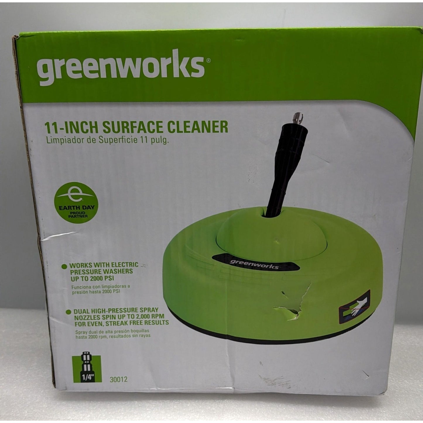 Greenworks 11" Surface Cleaner Universal Pressure Washer Attachment