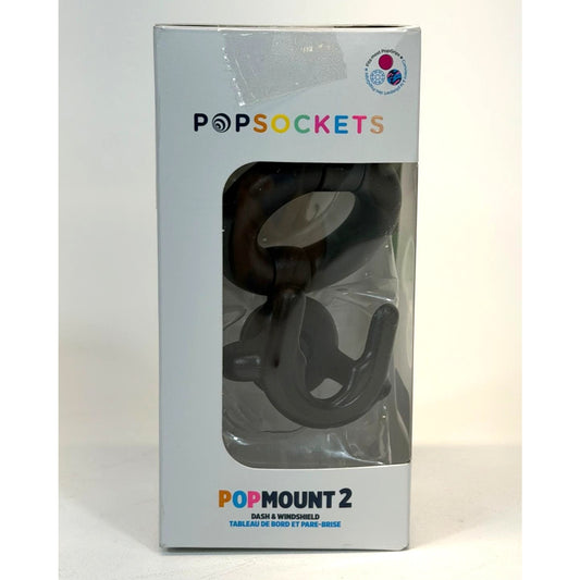 PopSockets PopMount2 Dash & Windshield Mount Black
