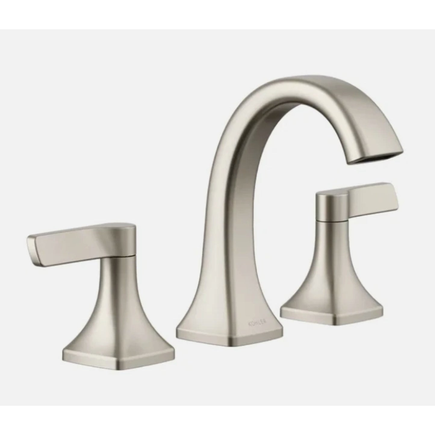 Kohler Riverly Widespread Bathroom Sink Faucet Brushed Nickel - 1PR38330-4D-BN-A