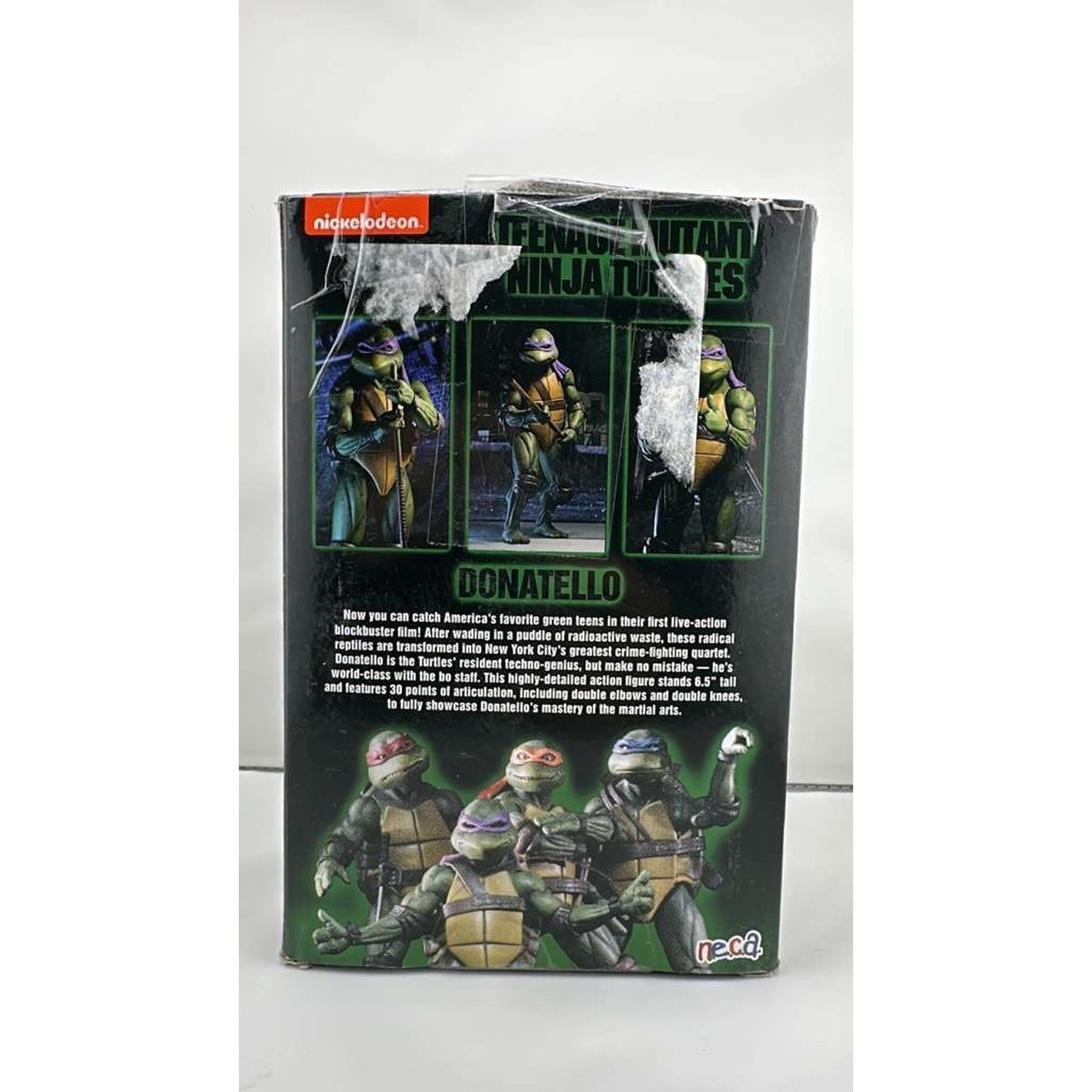 NECA 90s Teenage Mutant Ninja Turtles Leonardo Figure GameStop 2018 Nickelodeon