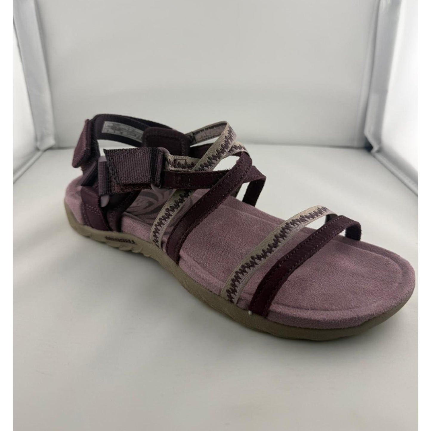 Merrell Terran 3 Cush Lattice Sandal Burgundy J005662 Women's Size 7 Medium