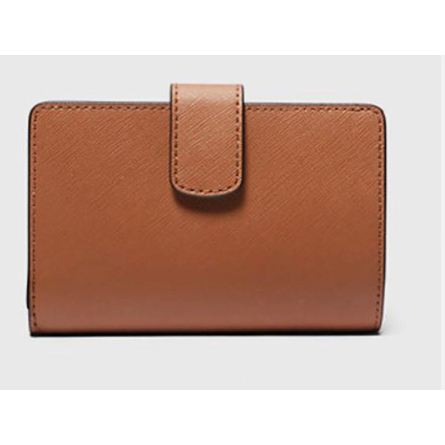Michael Kors Medium Crossgrain Leather Wallet Luggage 35F7GTVF2L-230
