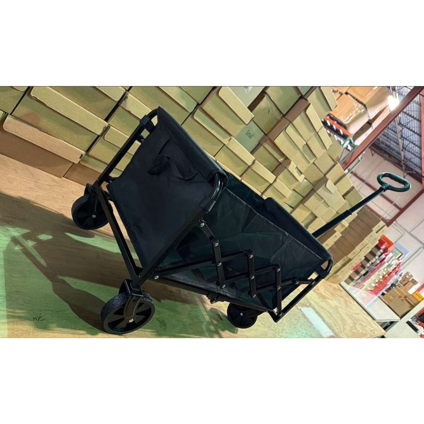 Wagons Carts Foldable,360 LBS Large Capacity Foldable Wagon Cart Collapsible ...