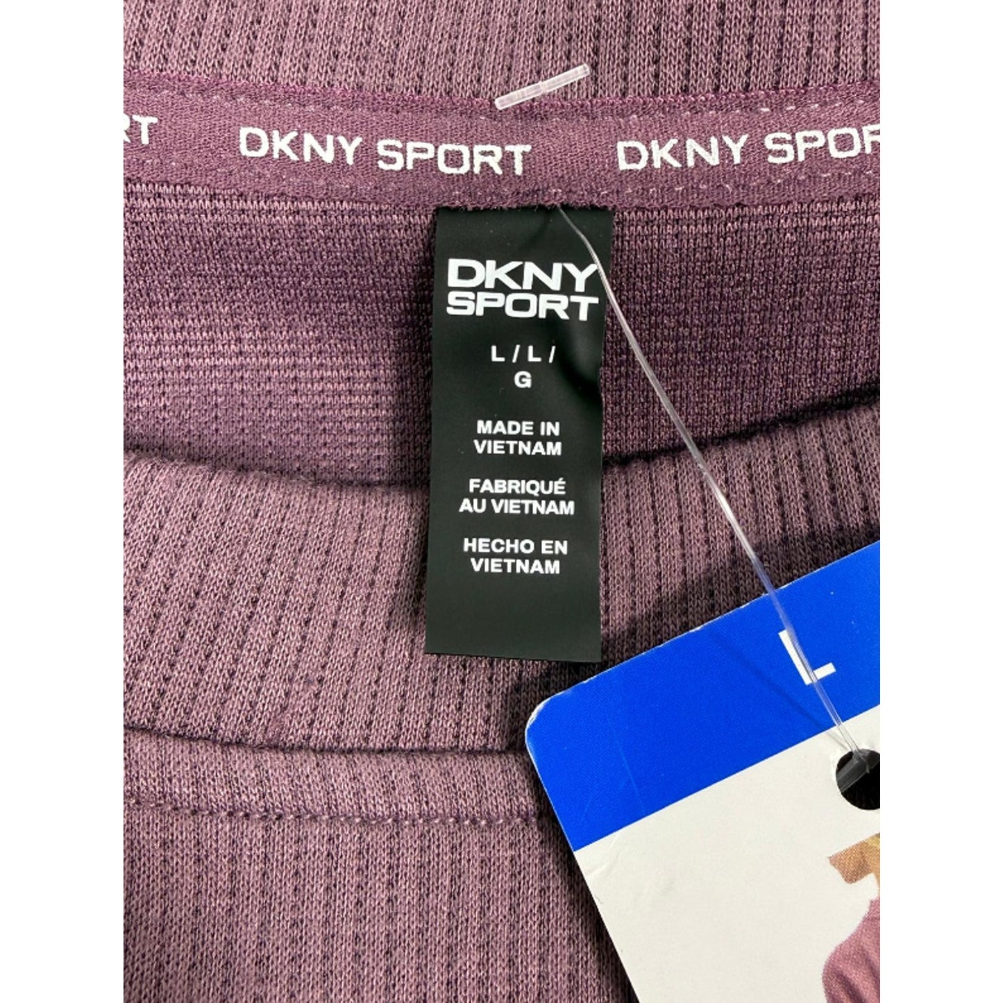 DKNY Sport Women's Logo Crewneck Sweatshirt, Dark Purple, Size L