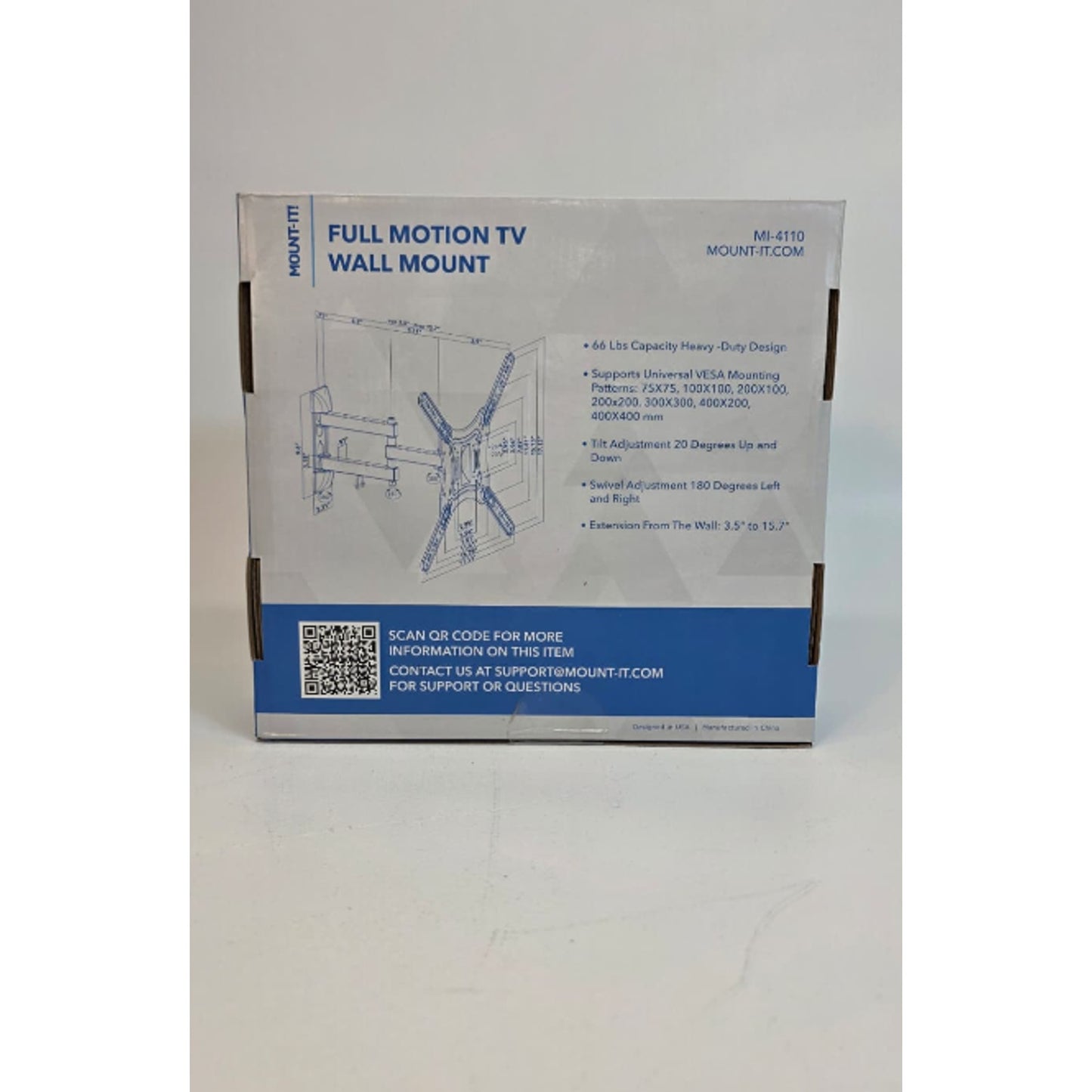 Mount-It! MI-4110 Articulating TV Wall Mount w/Full Motion Arm for 32-55 Inch