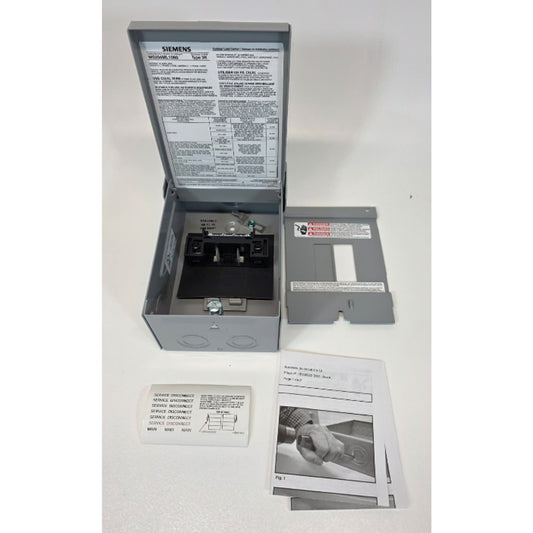 SIEMENS W0204ML1060U EQ 60-Amp 2-Spaces 4-Circuit Outdoor Main Lug Load Center
