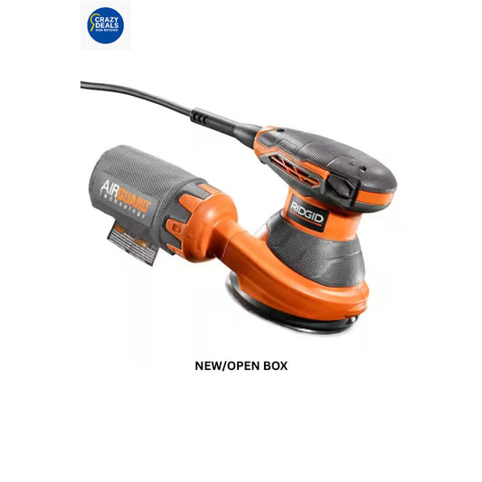 RIDGID 3 Amp Corded 5 in. Random Orbital Sander with AIRGUARD Technology, R26011