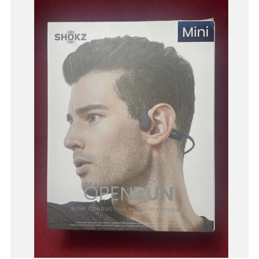 Shokz Mini OpenRun Bone Conduction Open-Ear - Endurance Headphones ~ Black S803