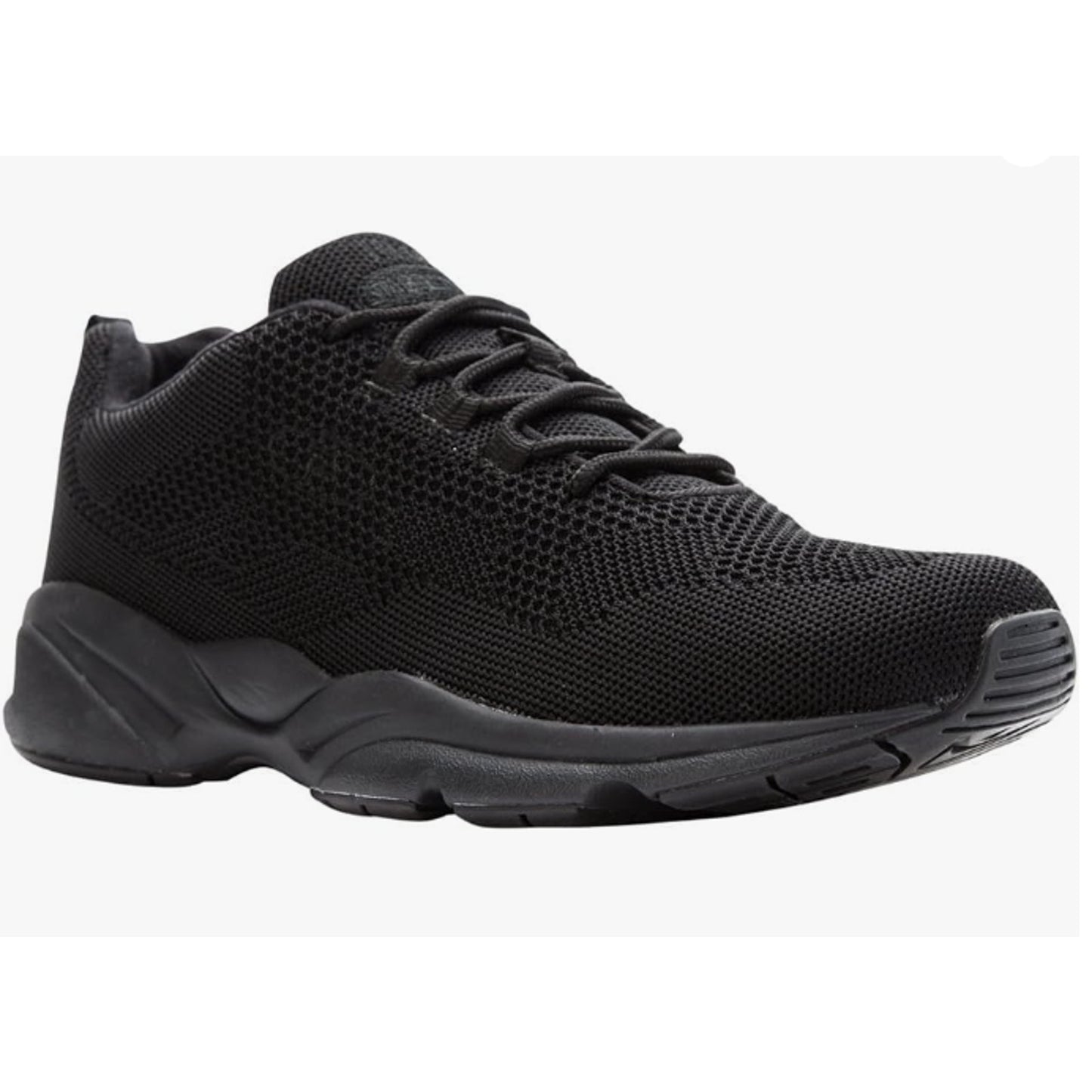 Propet Stability Fly Lace Up Mens Black Sneakers Casual Shoes MAA032M-BLK sz 10