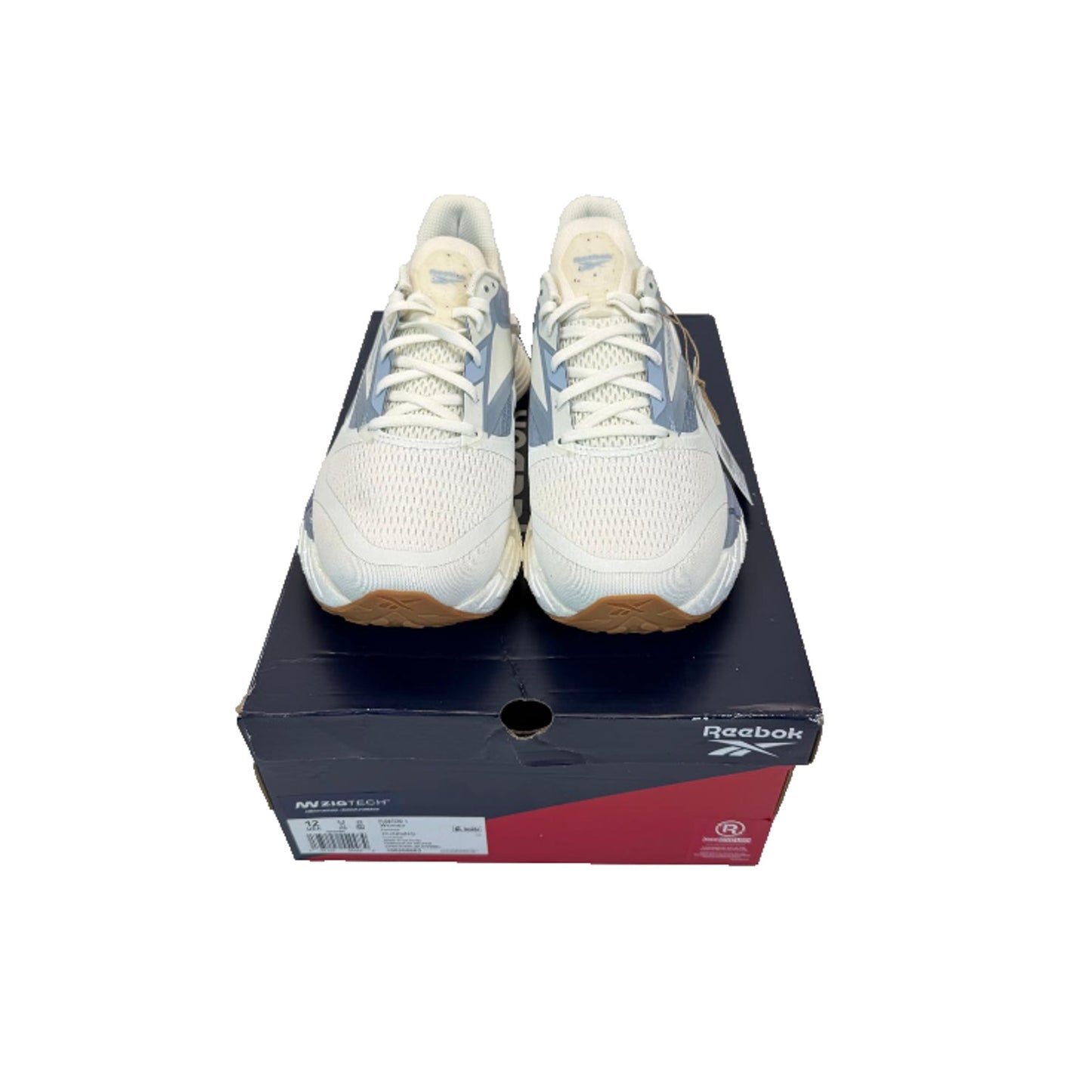 Reebok Women's Floatzig 1 Sneaker, Chalk/Pale Blue/Vintage Blue, Women's Size 12