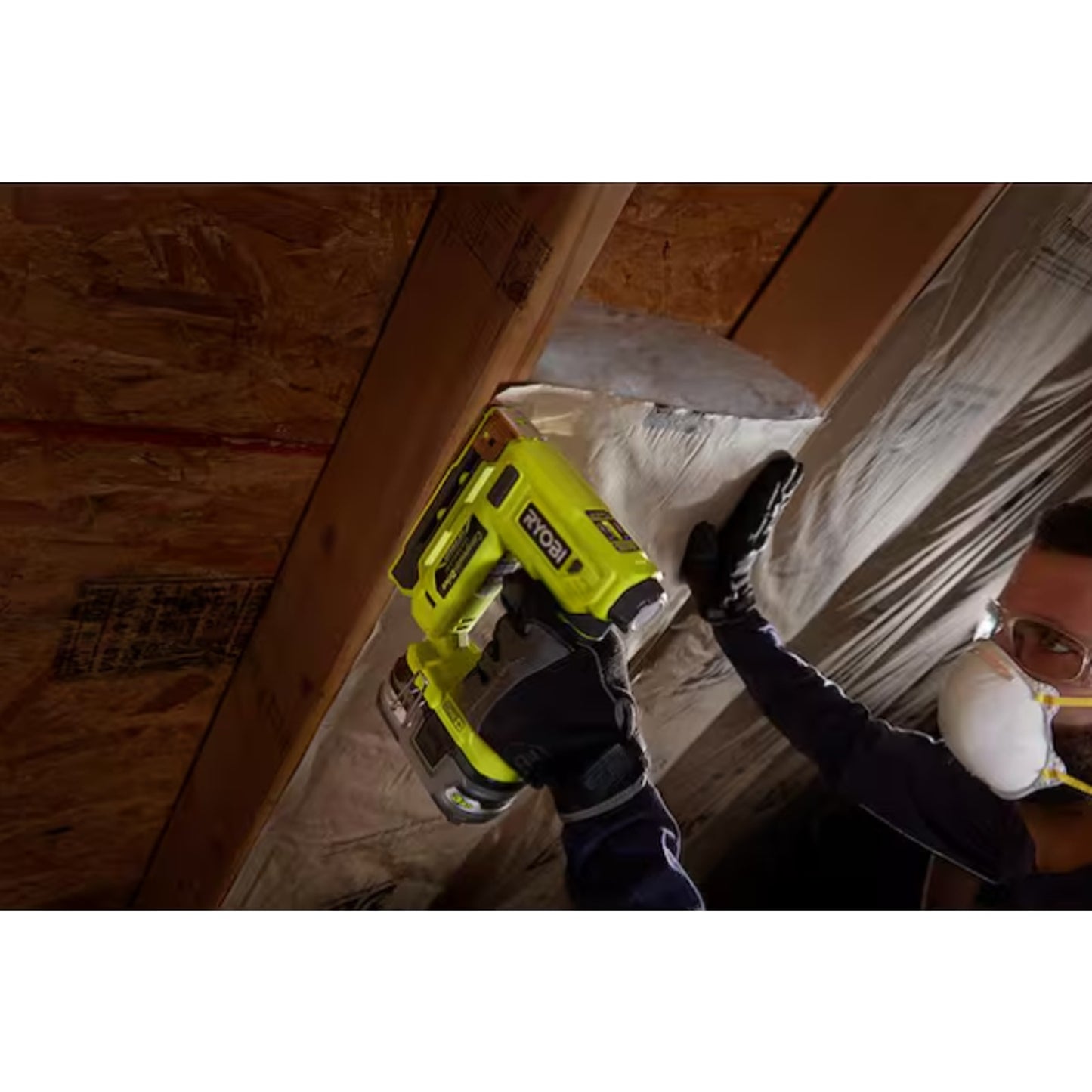Ryobi P317 ONE+ 18V Cordless Compression Drive 3/8 in. Stapler (Tool Only)