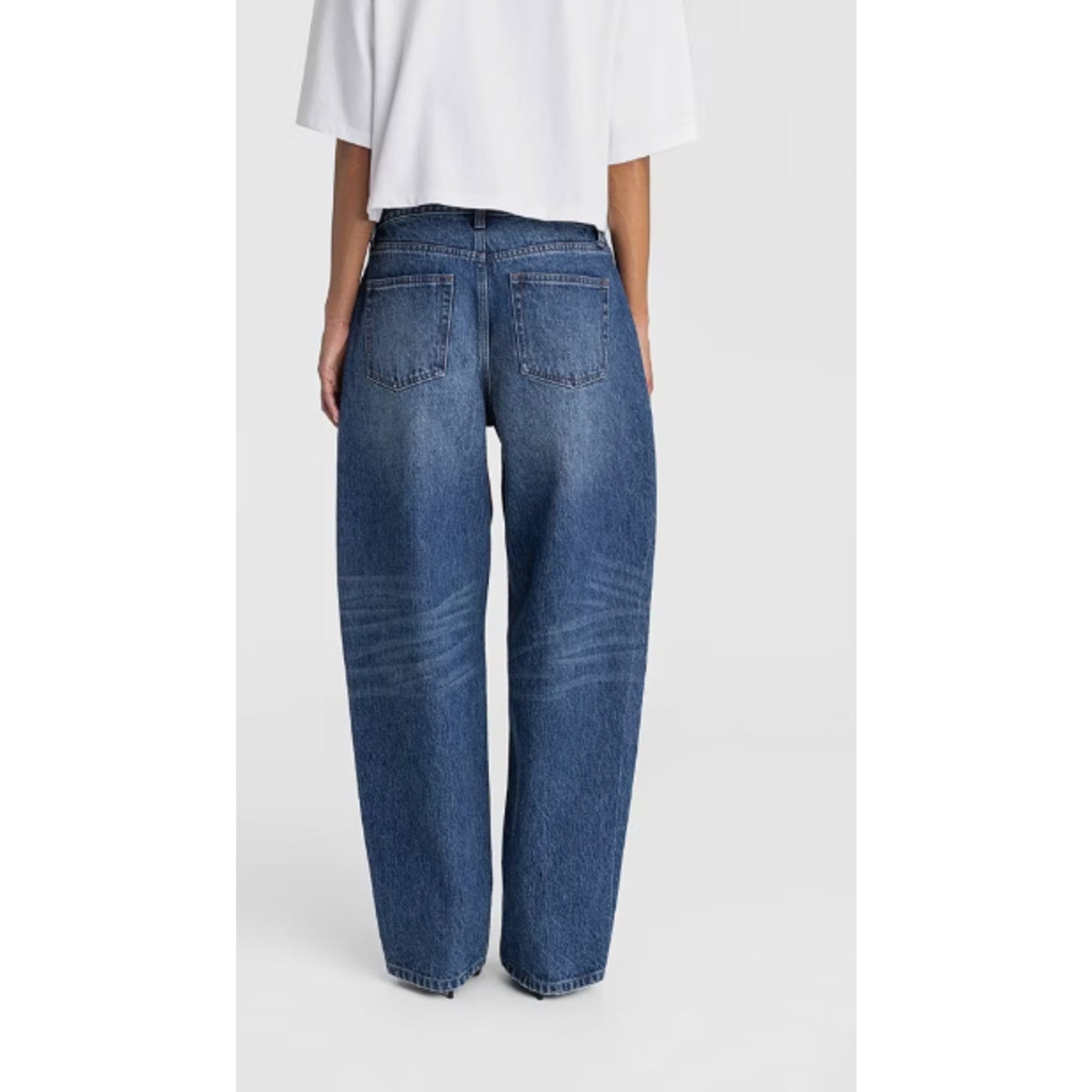 KBB by KAHLANA Women's Mid-Rise Wide Leg 'the Kahlana Jean' - Dark Wash 16