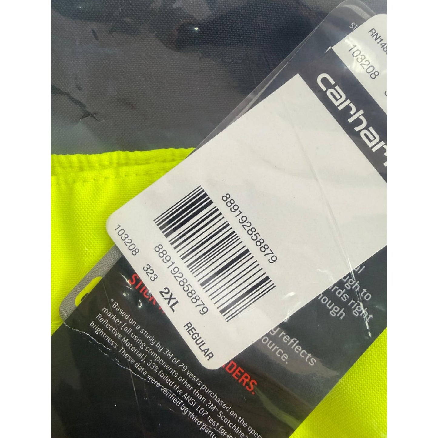 Carhartt Mens High Visibility Class E Waterproof Pant 2XL