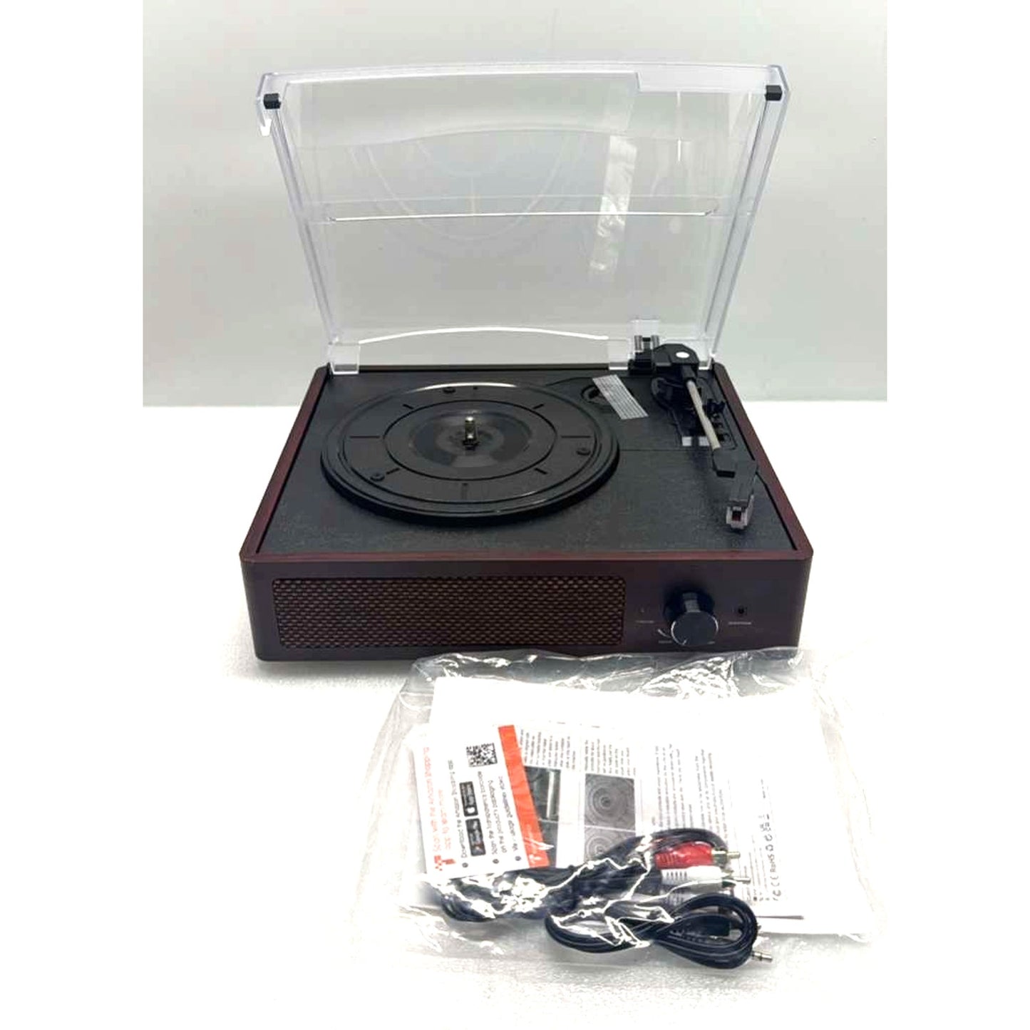 Wireless Turntable Player M49 Brown