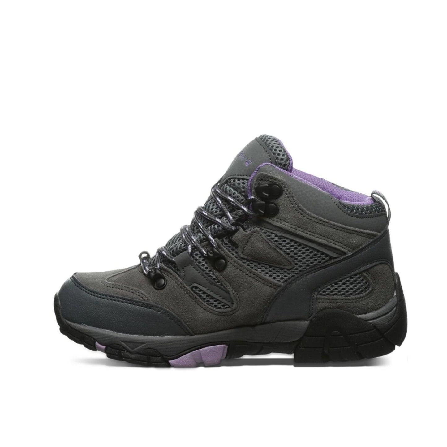 Bearpaw Women's Corsica Mid Trail Shoe, Gray, 8 Waterproof New