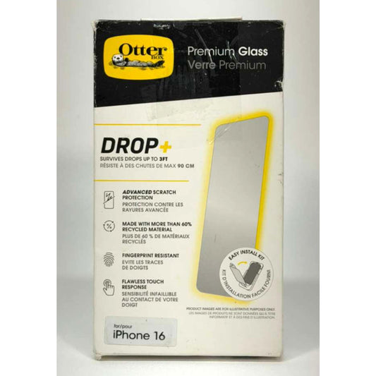 OtterBox Premium Glass Screen Protector For Apple iPhone 16