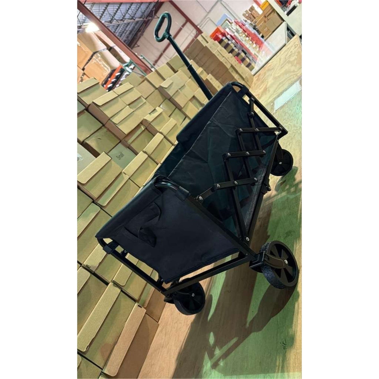Wagons Carts Foldable,360 LBS Large Capacity Foldable Wagon Cart Collapsible ...